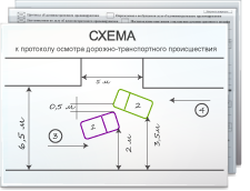 Построение схемы дтп